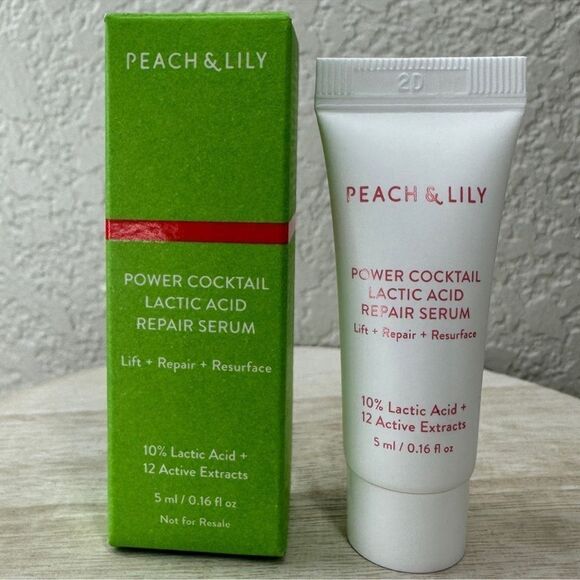 $5 🌙 Peach 🍑 & Lily‎ Power Cocktail Lactic Repair Serum - Picture 1 of 6